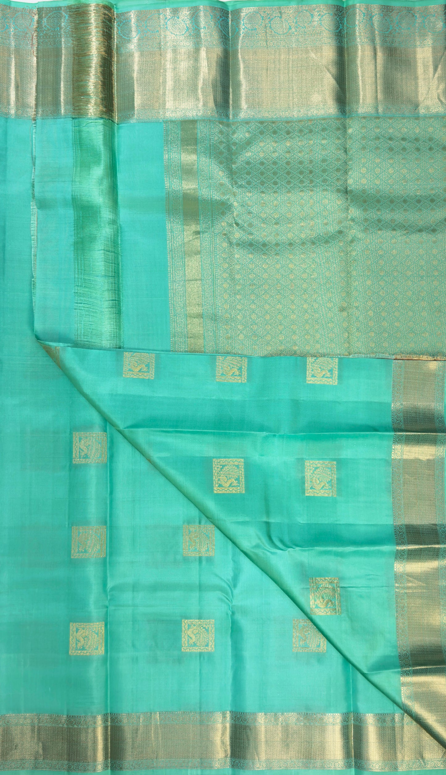 Green Pure Silk Saree
