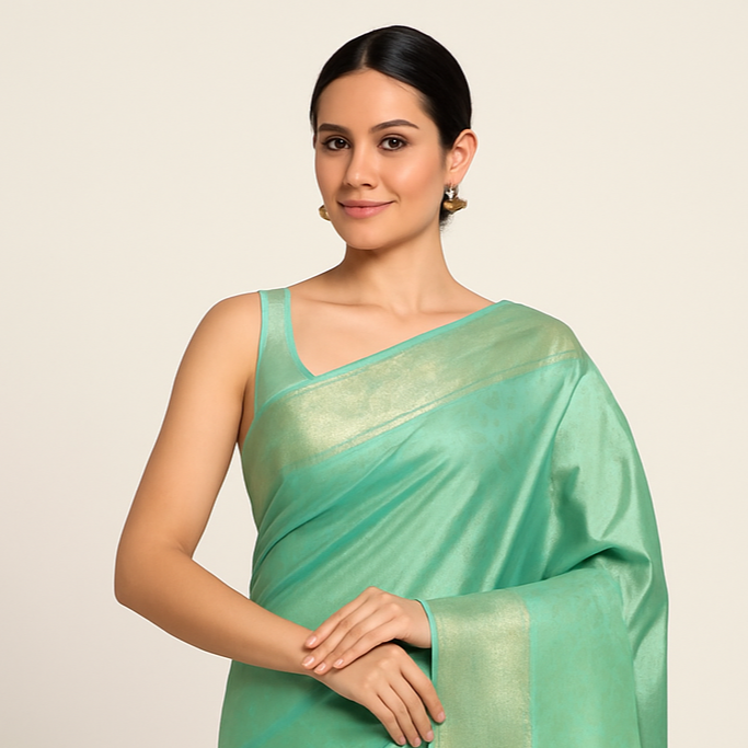 Green Pure Silk Saree