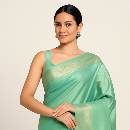 Green Pure Silk Saree